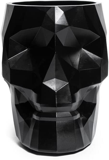 Geometrical Skull Halloween Candy Server Bowl (Black)