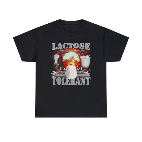 Lactose Tolerant Funny Shirt – Hilarious Food Meme Tee for Dairy Lovers
