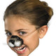 Rubber Black Cat Nose on Elastic Band Funny Animal Pet