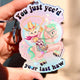 You Just Yee’d Your Last Haw Luna The Kitty Holographic Keychain