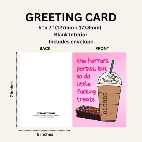 The Horrors Persist Card