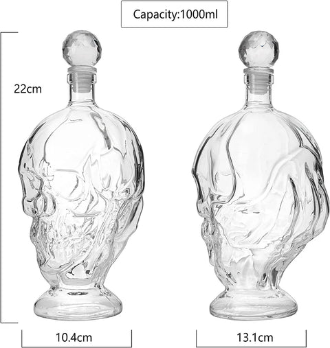 Skull Whiskey & Wine Decanter