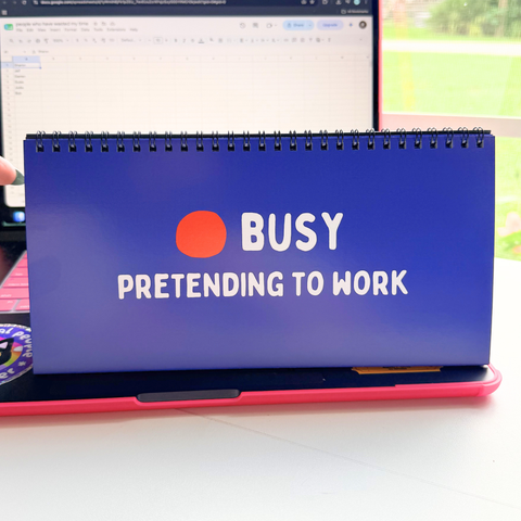Honest Work Statuses Desk Flip Sign