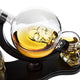 Skull Skeleton Wine & Whiskey Globe Decanter Set