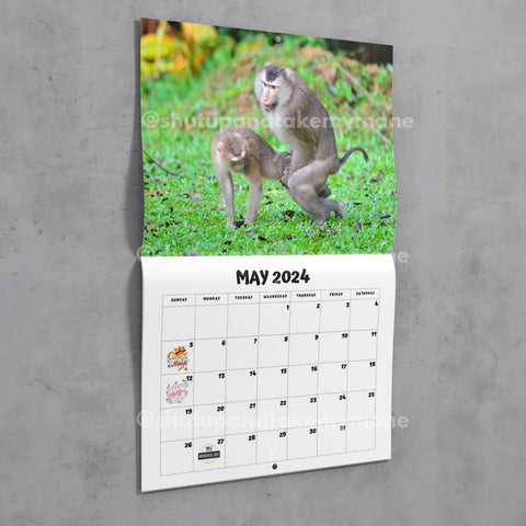 (PRE-ORDER) Humping Animals 2024 Calendar