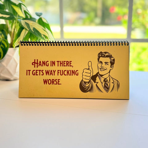 Please Lower Your Expectations Men of the Office Desk Flip Sign