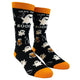 Boo Halloween Socks