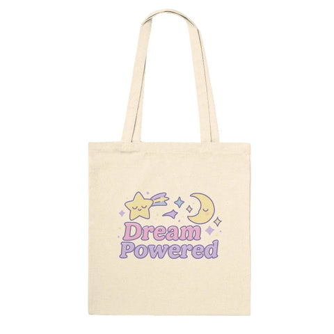 Kawaii "Dream Powered" Slumber Party Tote Bag