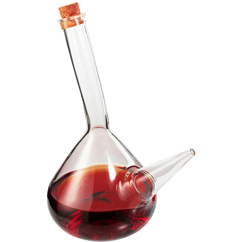 Porron Glass Decanter 34 oz Wine Pitcher