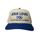 Jesus Loves You Hat Custom Embroidered