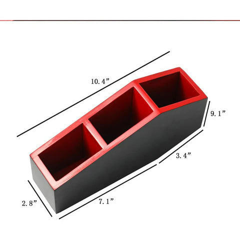 Coffin XL Makeup Brush Holder Extra Large Coffin Shelf - Goth Desk Organizer