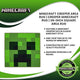 Minecraft TNT Area Rug - Pixelated Game Rug | 39-Inch Square Polyester Carpet