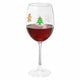 Stemmed Christmas Icon Glass Cups - 14 oz