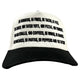 55 Burgers 55 Fries Pay It Forward Black/White SnapBack I Think You Should Leave custom embroidered