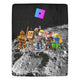 Ultra Soft Fleece Blanket – Plush Polyester Roblox Cozy Gamer Throw 54x70