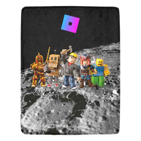 Ultra Soft Fleece Blanket – Plush Polyester Roblox Cozy Gamer Throw 54x70