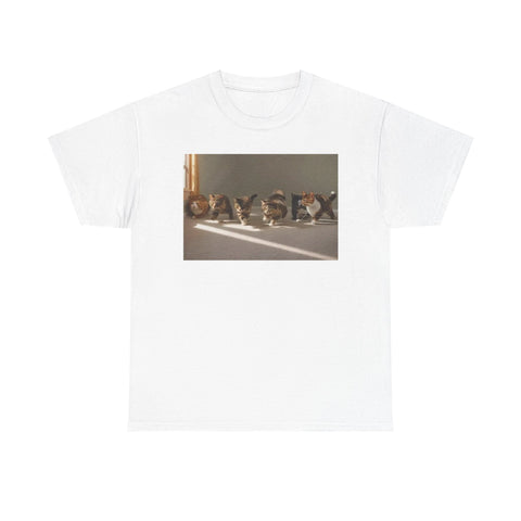 Gay Sex Funny Cat Shirt – Hilarious LGBTQ+ Graphic Tee with Cat Design