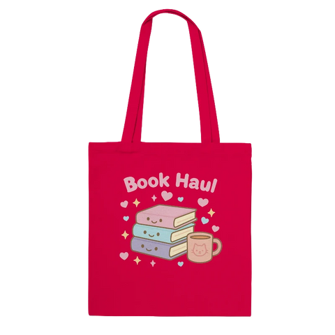 Kawaii Book Haul Tote Bag