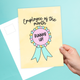 Employee Of The Month Runner Up Postcard