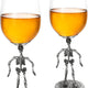 Stemmed Skeleton Wine Glass - Set of 2 - 12oz