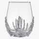 Stemless Skeleton Wine Glass - SINGLE 17oz