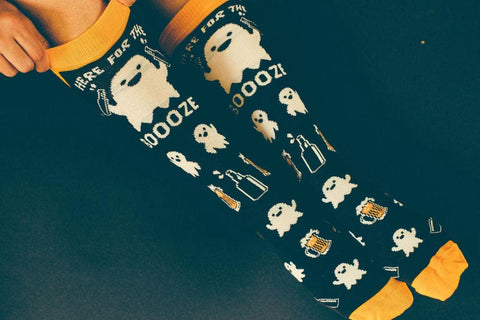 Boo Halloween Socks