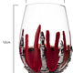 Skeleton Bloody Hand Wine Skull Glass - SINGLE 12oz