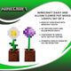 Minecraft Flower Pot Lights – Daisy & Allium LED Mood Lights for Gaming Room Decor