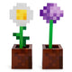 Minecraft Flower Pot Lights – Daisy & Allium LED Mood Lights for Gaming Room Decor