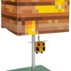 Minecraft Bee Lamp - Yellow Bee Nest Mood Light with 3D Puller | Kids Desk Lamp