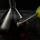 Porron Glass Decanter 34 oz Wine Pitcher