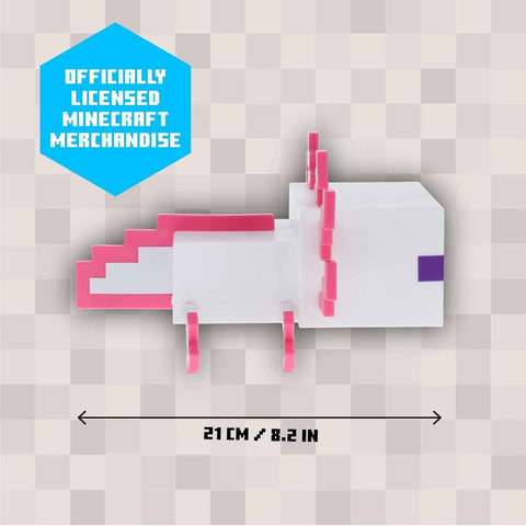 Minecraft Axolotl Light - Color Changing LED Night Lamp for Gaming Desk