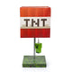 Minecraft TNT Desk Lamp – 14-Inch LED Block with 3D Creeper Puller Light