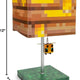 Minecraft Bee Lamp - Yellow Bee Nest Mood Light with 3D Puller | Kids Desk Lamp