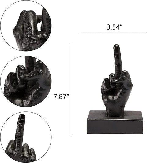 Middle Finger Desk Statue