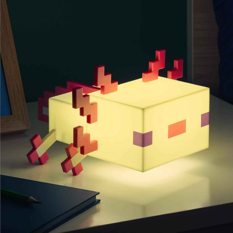 Minecraft Axolotl Light - Color Changing LED Night Lamp for Gaming Desk