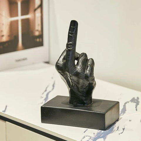 Middle Finger Desk Statue