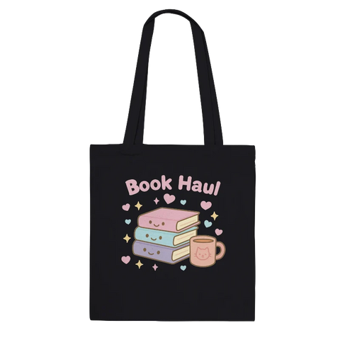 Kawaii Book Haul Tote Bag
