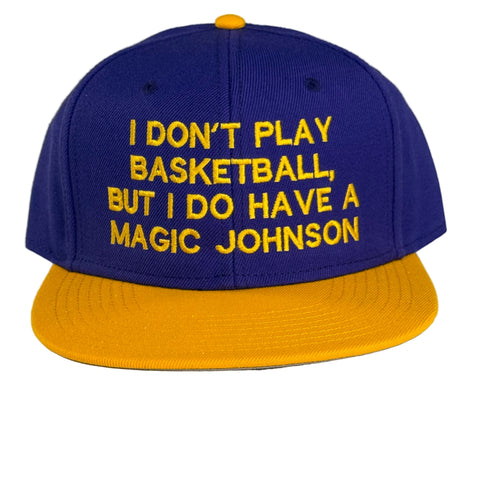 I Don’t Play Basketball Custom Embroidered Hat