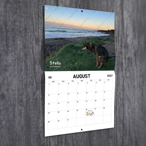 Dogs Pooping in Beautiful Places™ 2027 Calendar