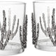 Skeleton Hand Wine Glass - Set of 2 - 10 oz