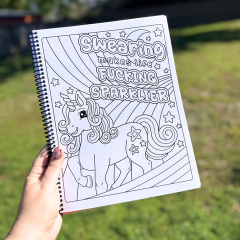 Cute, But Full of F'ing Rage Coloring Book