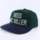 I Miss Mac Miller Rip Custom Embroidered on a Vintage Strapback Cap Hat in USA