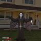 6 FT Ghost Face Lawn Light Up Inflatable