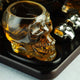 Skull Skeleton Wine & Whiskey Globe Decanter Set B