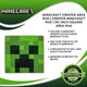 Minecraft TNT Area Rug - Pixelated Game Rug | 39-Inch Square Polyester Carpet