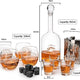 Marine Big Box Wall Decor Murphy: Decanter, 4 Whiskey Glasses, 4 Shot Glasses, Marine Flask - Gifts for Marines
