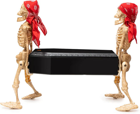 Large 22.6" Animated Walking Skeletons Coffin Animatronics