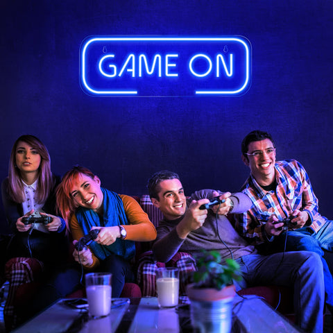 Gaming Neon Sign - LED Neon Light for Game Room Decoration | Teen Gamer Gift