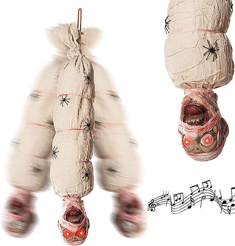 Halloween Motion Animated Hanging Cocoon Corpse Decoration